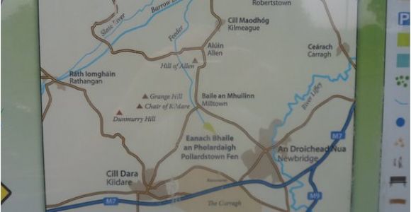 Newbridge Ireland Map Map Of Local areas Around the Fen Picture Of Pollardstown Fen