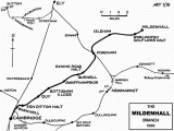 Newmarket England Map Disused Stations Mildenhall Branch History