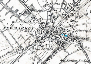 Newmarket England Map Disused Stations Newmarket Station 1st