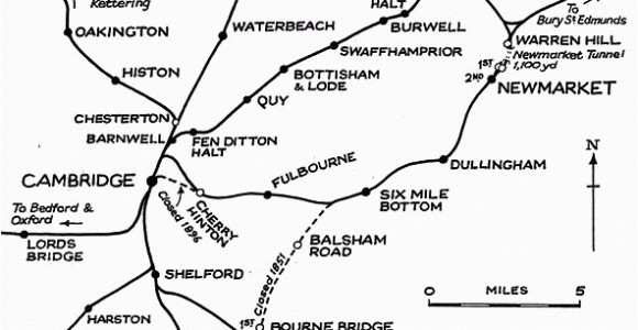 Newmarket England Map Disused Stations Newmarket Station 1st