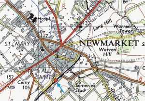 Newmarket England Map Disused Stations Newmarket Station 2nd Station