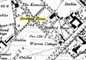 Newmarket England Map Severals House Newmarket