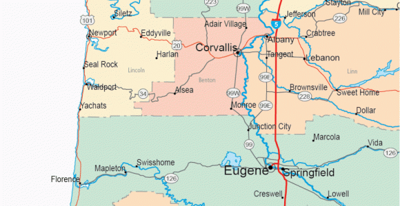 Newport oregon Map Google Gallery Of oregon Maps