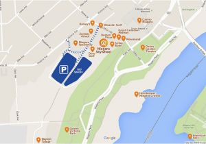 Niagara Falls Canada Parking Map Maid Of the Mist Clifton Hill Niagara Falls Canada