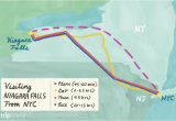 Niagara Falls Canada Parking Map Visiting Niagara Falls From New York City