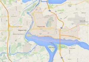 Niagara Falls Hotels Canada Map Maps Of New York Nyc Catskills Niagara Falls and More