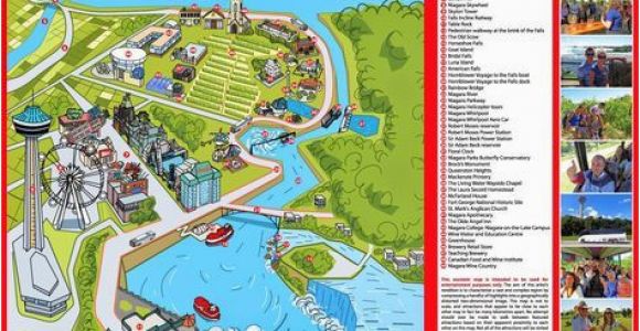 Niagra Falls Canada Map Niagara Map Niagara Falls In 2019 Visiting Niagara Falls