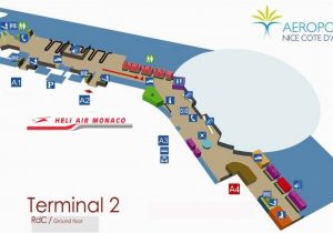 Nice France Airport Map Heli Air Monaco Practical Information