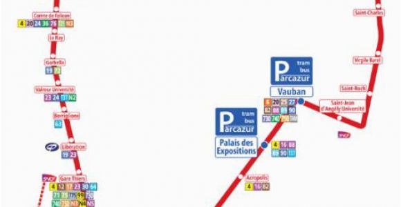 Nice France Bus Map Pdf Parking In Nice Best Of Nice