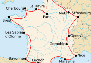 Nice France tourist Map 1919 tour De France Wikipedia