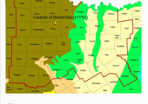 Nocona Texas Map the Location Of the Harrell Site 41yn1 In the Rolling Plains Of