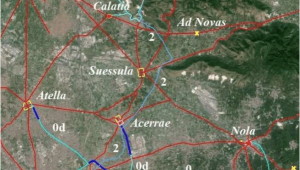 Nola Italy Map Overall View Of the Route Of the Carmignano Aqueduct It is Also
