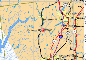 North &amp; south Carolina Map Corinth New York Ny 12822 Profile Population Maps Real Estate