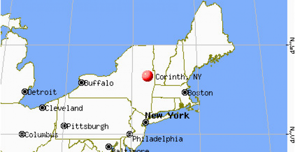 North &amp; south Carolina Map Corinth New York Ny 12822 Profile Population Maps Real Estate