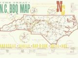 North Carolina Bbq Map Press Kit Edia Maps Nc Sc Food Adventure Maps