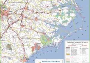 North Carolina Coast Map Cities north Carolina State Maps Usa Maps Of north Carolina Nc
