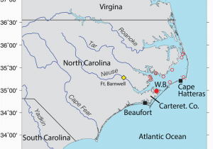 North Carolina College Map Location Map Oyster Reserve Sites In Pamlico sound north Carolina