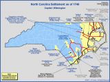 North Carolina Colony Map the Royal Colony Of north Carolina the towns and Settlements In