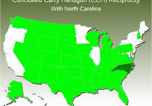 North Carolina Concealed Carry Reciprocity Map Ccw Reciprocity Map Ny County Map