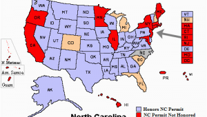 North Carolina Concealed Carry Reciprocity Map Nc Chp Reciprocity as Of 08 16 2015 north Carolina Gun Owners