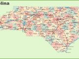 North Carolina County Map with Cities Road Map Of north Carolina with Cities