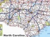North Carolina County Map with Roads north Carolina Road Map