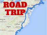 North Carolina East Coast Map the Best Ever East Coast Road Trip Itinerary Road Trip Ideas