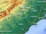 North Carolina Elevation Map north Carolina Mountains Map Unique north Counties In Elevation Map