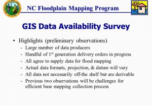 North Carolina Floodplain Mapping Program Nc Floodplain Mapping Program Highlights Preliminary Observations