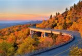 North Carolina Foliage Map Fall Foliage Peak Periods In the southeast