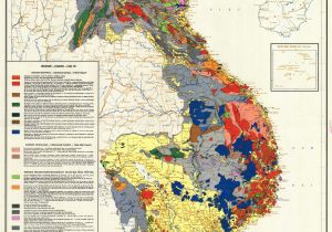 North Carolina Geologic Map Vietnam Cambodia Lao Geology Map 1971 Map Geology Vietnam