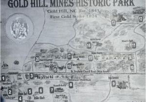 North Carolina Gold Map Village Map Picture Of Gold Hill Mines Historic Park Gold Hill