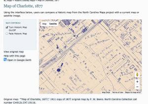 North Carolina Historical Maps Historical Map Overlays for Google Maps and Google Earth