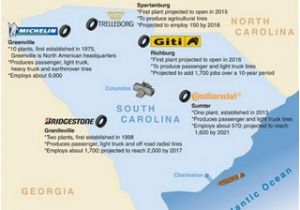 North Carolina Industry Map Sweet south Carolina Tire Industry Excels In the State Rubber and