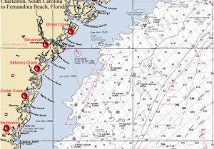 North Carolina Intracoastal Waterway Map 40 Icw Mileage Chart Ideen