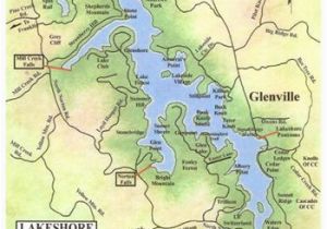 North Carolina Lakes Map Kayaks On Lake Glenville Nc Travel Pinterest Kayaking