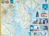 North Carolina Lighthouses Map Mid atlantic Lighthouses Map the Illustrated Map and Guide to All