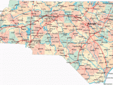 North Carolina Map with Cities and towns north Carolina Map Free Large Images Pinehurstl north Carolina