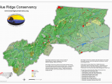 North Carolina Natural Resources Map Protected areas Blue Ridge Conservancy
