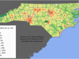 North Carolina Population Density Map Culture Of north Carolina Wikipedia