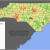 North Carolina Population Density Map Culture Of north Carolina Wikipedia