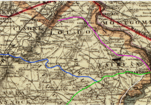 North Carolina Railroad Map Railroads Of Virginia