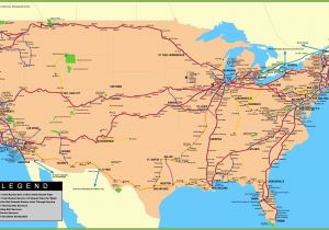 North Carolina Railroad Map Usa Railway Map
