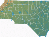 North Carolina Region Map Map Of north Carolina
