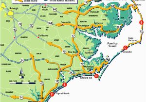 North Carolina S Crystal Coast Map north Carolina East Coast Map Bnhspine Com