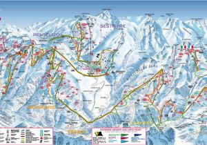 North Carolina Ski Resort Map Sestriere Piste Map