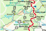 North Carolina Skiing Map Appalachian Trail Planner Website Includes Georgia north Carolina