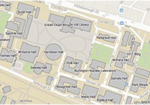 North Carolina State Campus Map Nc State University