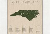 North Carolina State Parks Map north Carolina Parks National and State Park Map Fine Art