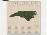 North Carolina State Parks Map north Carolina Parks National and State Park Map Fine Art